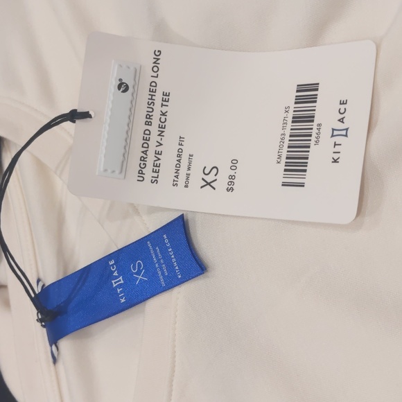 Kit and Ace | NWT mens long sleeve v-neck shirt - Picture 6 of 6